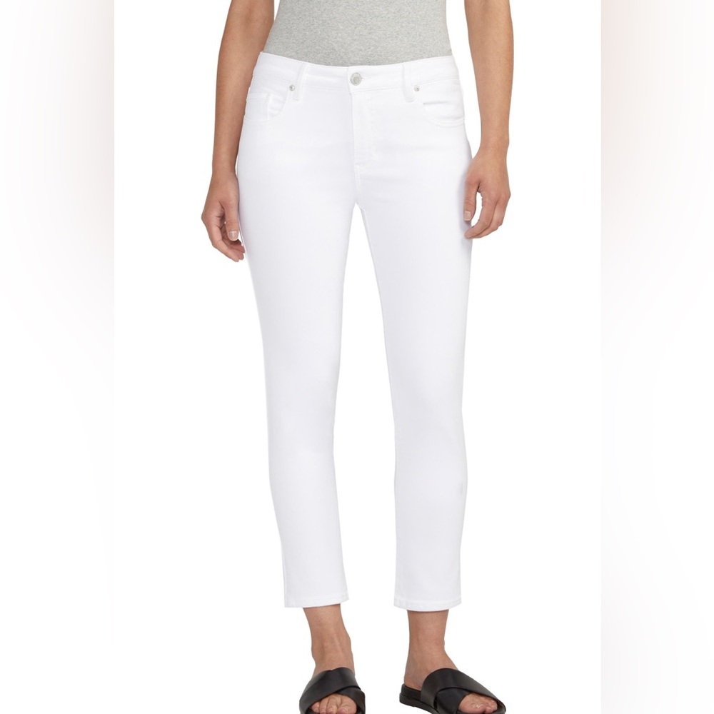 NWT Jag Jeans Women's Crisp White Ankle Jeans Size 8